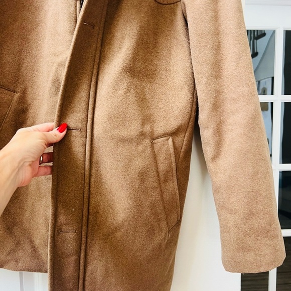 Dockers Tan Coat with Classic Collar - Picture 7 of 9